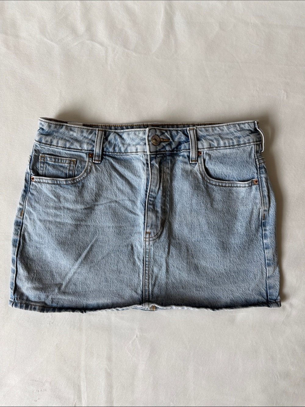 PacSun Light Blue Denim Mini Skirt